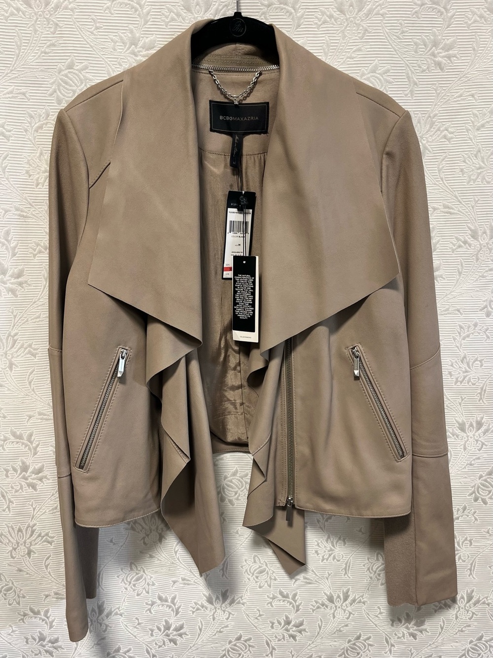 NWT BCBG MaxAzria Leather Jacket